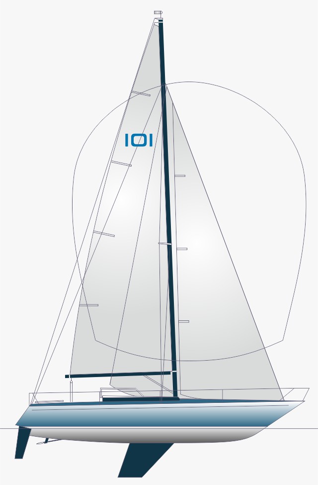 sail plan Aphrodite IOI