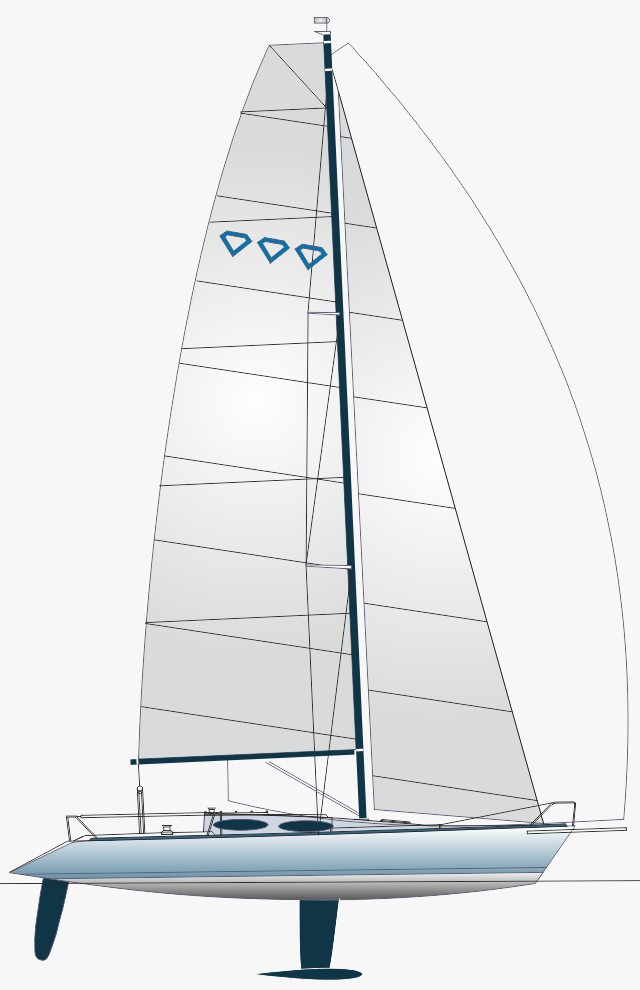 Diamant*** sail plan